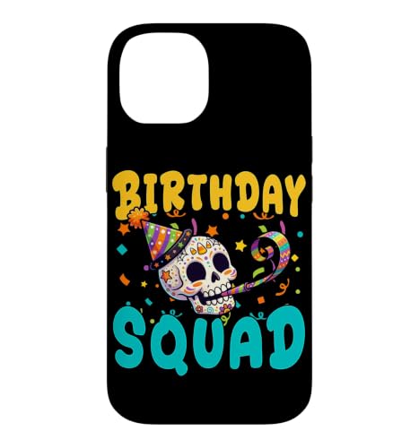 Birthday Squad Souls Day Dia De Los Muertos �X�P���g�� �X�}�z�P�[�X iPhone 14 �p