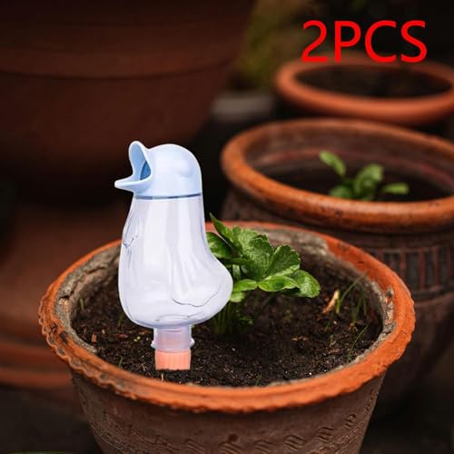 ＡＷＨＡＯ de irrigação automática para plantas com gotejador em formato de pássaro, 2 Pedaços, Tamanho r