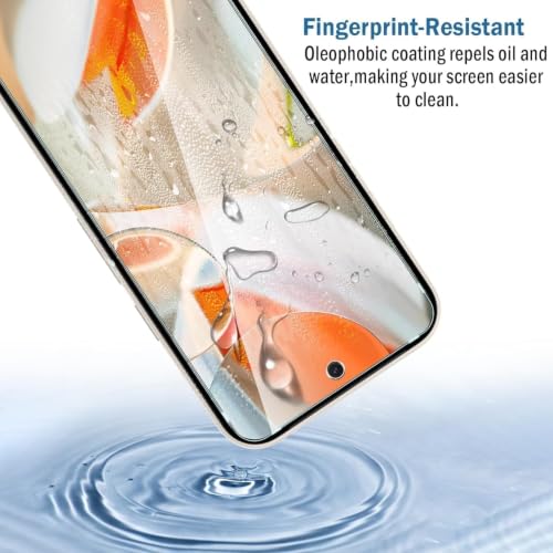 Image of Uyiton Tempered Glass Screen Protector for Google Pixel 9 Pro XL (6.8 inch) - Pack of 2 | 9H Hardness | HD Clear | Fingerprint Unlock Support | Scratch & Impact Resistant | Bubble-Free | Easy Installation