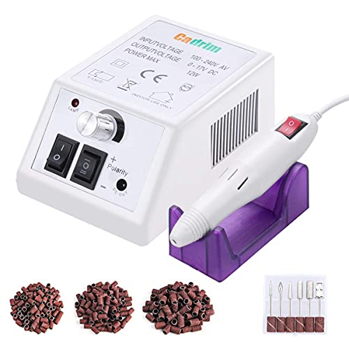 Cadrim Electric Nail Drill, Adjustable Nail File Machine Set...