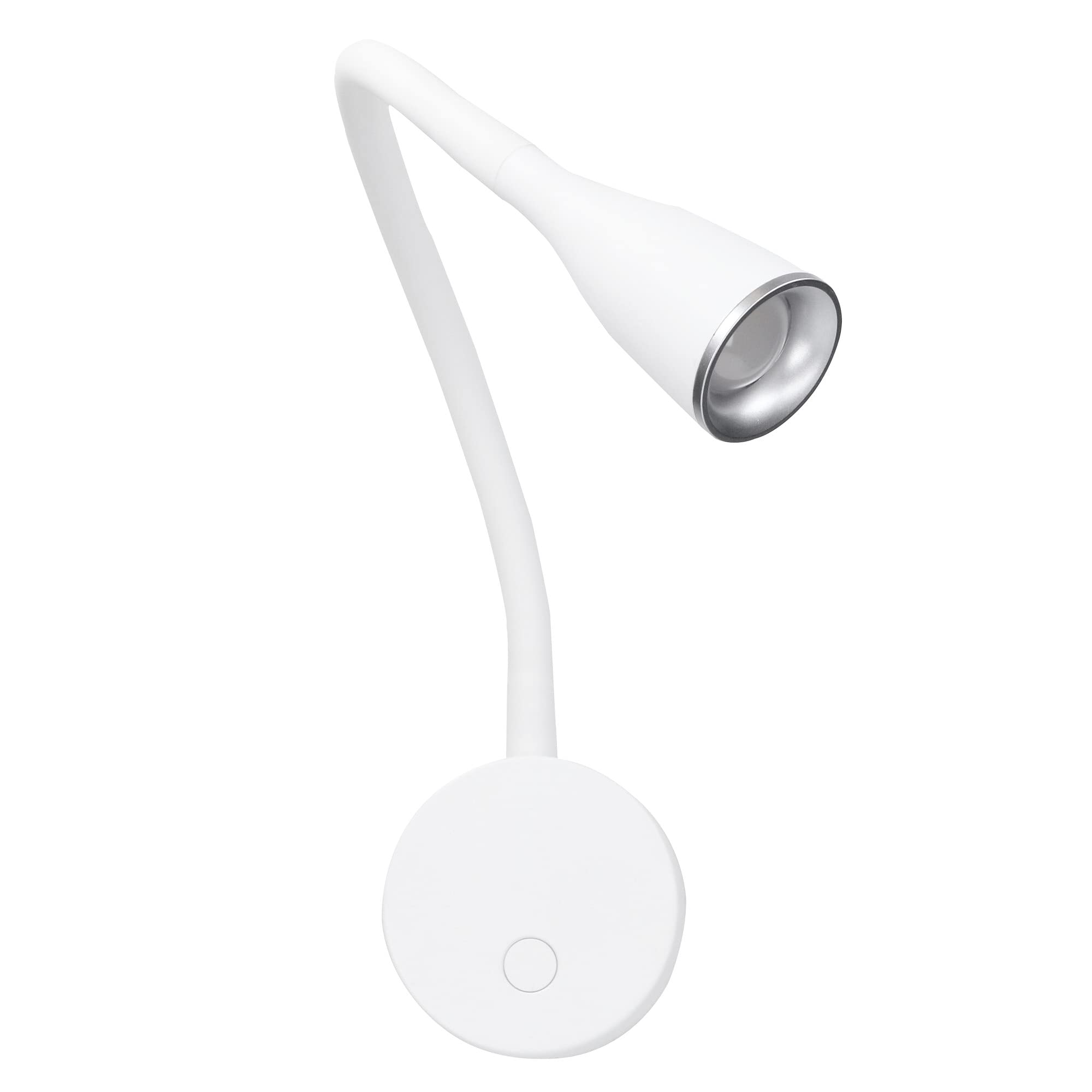 FORLIGHT Crobat (2 unidades) Lámpara de Lectura LED para Dormitorio. Aplique de Pared para Mesita de Noche. Luz de Lectura para Cabecero de Cama con Luz Cálida