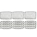 6 PACK Bissell 1252 Symphony Hard Floor Vacuum and Steam Mop Pad Kit Compatible by GENRT
