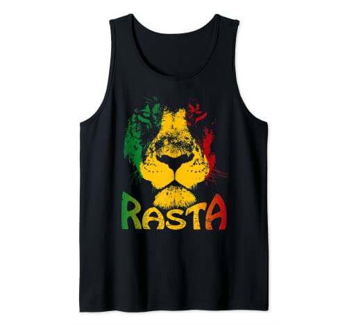 Rasta Lion Lionhead reggae rastafari jamaique Débardeur