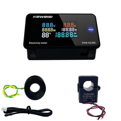 NHJLFKSA AC 50-300V dv dv d̓GlM[ [^[ LED fW^ AC bg[^[ Zbg@\tdC[^[ 0-100A (F: J\-100A)