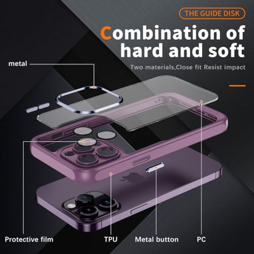 Coque antichoc iPhone 11 rigide transparente et contour de lentille en métal