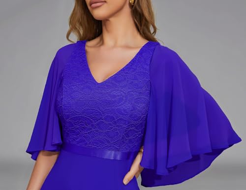 Image of DRESSTELLS Wedding Guest Maxi Dress Mother of Bride 2026 Fall Evening Gown