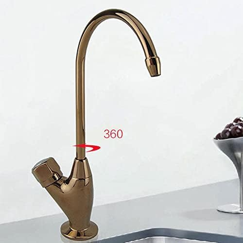 Filtro De Agua Potable Grifo De Cocina Marrón Antiguo Ósmosis Inversa De Rotación De 360 ​​grados Se Adapta A Sistemas De Filtro De Agua Potable