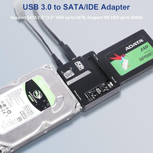 Adaptador Externo USB 3.0 a IDE y SATA para Disco Duro miniatura 2