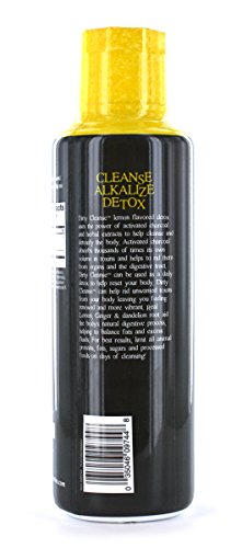 Dirty Cleanse Lemon Detox with Volcanic Charcoal with Ginger and Dandelion Extract, 4 servings - Image 4