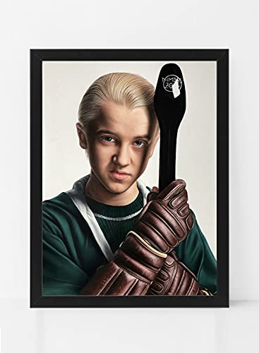 Boomah Accessories Draco Malfoy Drawing Artwork Poster with Frame (50x40cm)