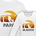 Imagen de Regalo día de la Madre Camiseta Personalizada Nombre Primer Conjunto Familia Mama Madre Hijo Pack Regalo Original Divertido Bebe Body Infantil Amor