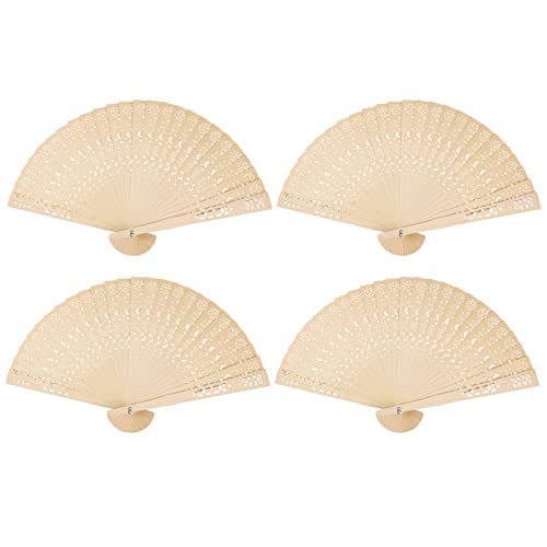 decorative folding fans wood