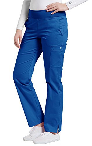 Allure by White Cross Women's Elastic Waist Yoga Scrub Pant XXX-Large Royal