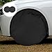 Luxshiny 2pcs Rv Tire Wheel Covers Oxford Cloth Dirtproof Protection for Camper Truck Trailer Car Tires Reliable Splash Guard
