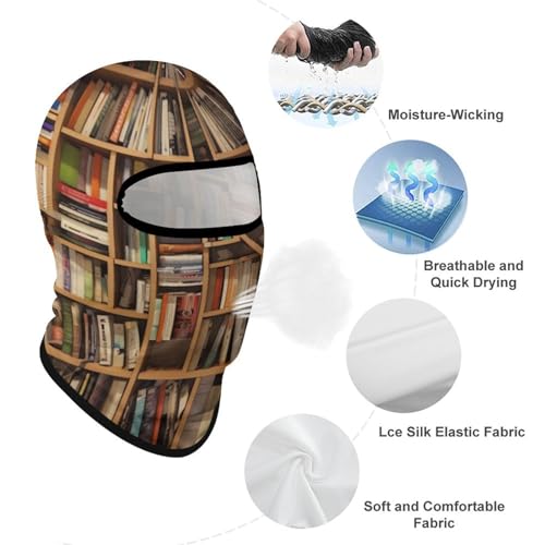 Mascarilla facial de pasamontaña para hombre y mujer, protección solar, transpirable, cubre todo el rostro y cuello, ideal para senderismo, ciclismo, running y conducción miniatura 3