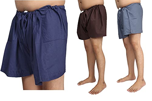 Image of BISMAADH Organic Soft & Breathable Cotton Unisex Sikhi NADA Kachhera Pack of 3