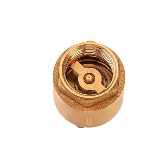 Brass One Way Valve 1/2 inch Backflow Preventer Female NPT Thread For Plumbing and Industrial Applications 0,5