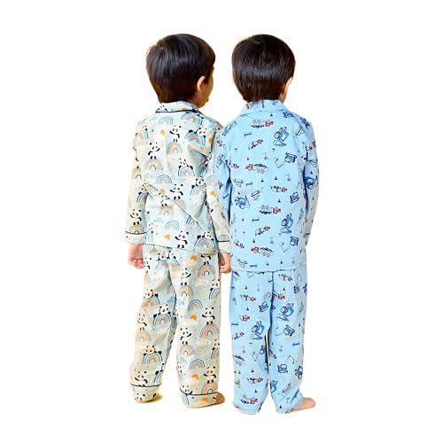 Image of Jam & Sugar Boys Cotton Printed Night Suit Set