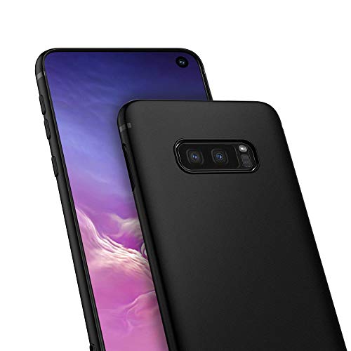 Easyacc Phone Case For Samsung Galaxy S10E [Support Wireless Charging], Matte Black Slim Tpu 5.8 Inch Cases Finish Profile Soft Thin Back Protective Cover Compatible With Samsung Galaxy S10E 5.8 #TOP2