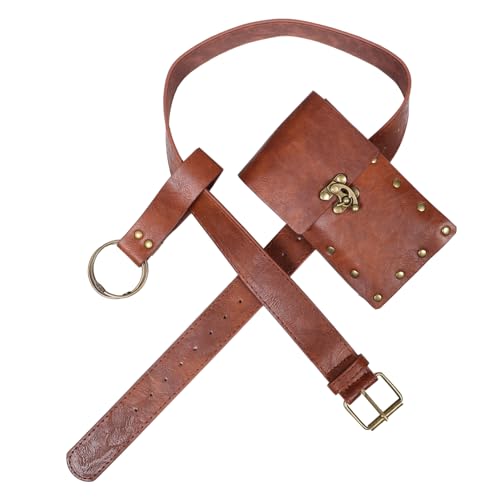 Authentic Renaissance Accessories: Embossed Sword Belt for Cosplay and Stage Performances