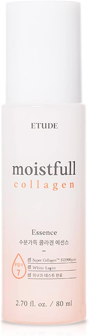 Moistfull Collagen Essence | Long Lasting Hydration & Liquid Moisturization | Lightweight, Absorbs Quickly, Korean Skincare, Suits Sensitive Skin, 80Ml