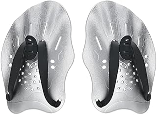 Contour Swim Paddles Hand, Swim Training Hand Paddles with Adjustable Straps, Swimming Hand Paddles for Women and Men