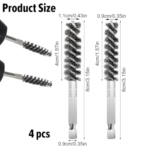 Nogeqi 4 Pack Drill Brush