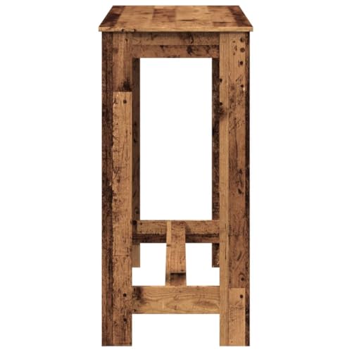 Mesa de bar moderna ahorra espacio de 102x50cm para comedor y piso 7