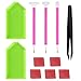 Produktbild Gemini_Mall® DIY Diamant-Malwerkzeuge, Klebestifte, Platten, Ton, Pinzette, insgesamt 11 Stück Stifte + Platten+Ton+Pinzette