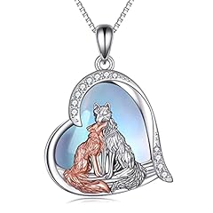 Fox Necklace with moonstone