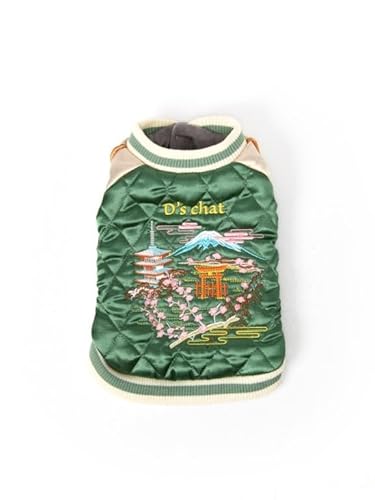 FUJIYAMA�X�J�W���� M/L/DS/DM D's Chat-�f�B�[�Y�`���b�g- ���� �h�b�O�E�F�A ���^�� �g�C�v�[�h�� �`���� �|�����j�A�� �_�b�N�X DS22AW M Green