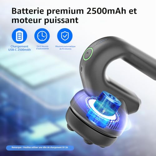 HYAKO F2 Mini masseur orbital portable réglable à plusieurs vitesses – vue 7