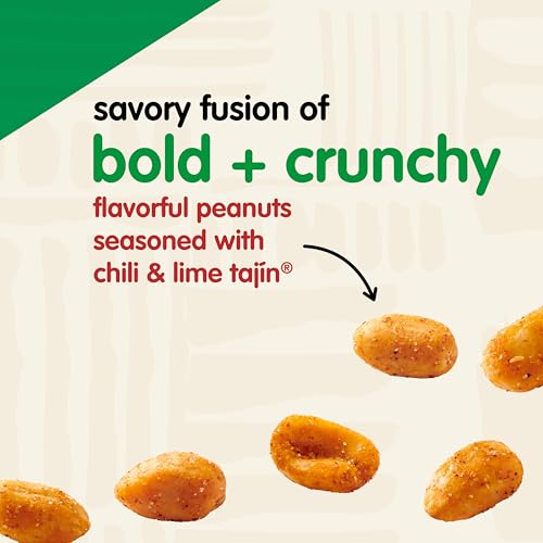 Snak Club Tajin Clasico Toasted Peanuts 1.5 oz. / 12 ct.