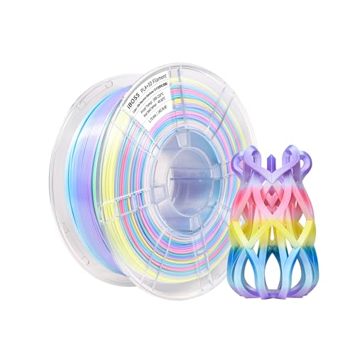 Filament iBOSS PLA Plus  Tęczowy Jedwabny (RAINBOW SILK)