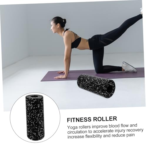 TOYANDONA Rodillo de masaje multifuncional para yoga y pilates 14x33cm para alivio muscular y fitness miniatura 3