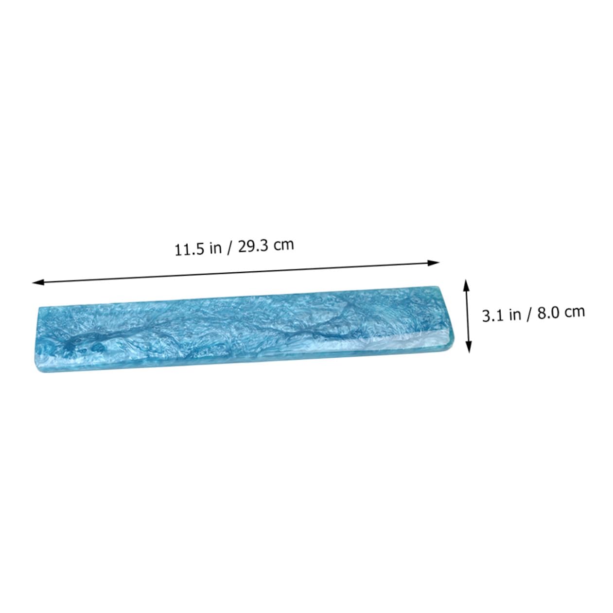 KOMBIUDA Repose-poignet Ergonomique Bleue Pour Clavier Coussin De Support Confortable Pour De Fatigue Lors Du Typage Et Du Jeu