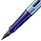 LAMY AL-star leichter Füllhalter 0E1 aus Aluminium in aquatic mit ergonomischem Griff und polierter Stahlfeder Strichbreite Extra Fein, inkl. Tintenpatrone T 10 blau