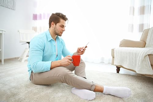 Image of RONDO Ankle Socks Unisex Thin Cotton Athletic Socks for Men for Women Running Socks Breathable Dry Fit Low Cut Golf Socks