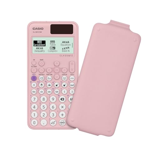 Image of Casio FX-991CW Classwiz Non-Programmable Scientific Calculator - Pink