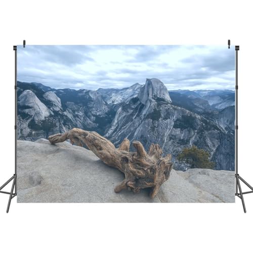 7x5FT Glacier Point Lookout Wide Angle View Photography Backdrop Background