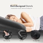 Inflatable Couch Air Sofa Bed, Blow Up Sofa for Camping Waterproof, Black - Image 5