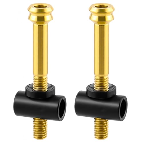 YiQinzcxg Tornillo para tija de sillín de aleación de metal, 5 x 30/40 mm, tija de sillín para bicicleta, tija de sillín, tornillos de tubo de sujeción, tuercas y arandelas