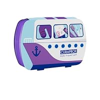 Curaprox Kids Reise-Set – Lila | Zahnbürste, Zahnpasta & Interdentalbürsten | Ultraweiche Curen®-Filamente | Kompakte Lösung Für Kinder | Hergestellt In Der Schweiz