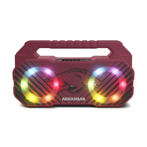 Image of SOAR NCAA Wireless Boombox Speaker, Arkansas Razorbacks
