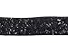 Produktbild Glitzerendes schwarzes Stretch Kropfband Choker 16mm breit Handmade by Münchner Glitzerwelt (25 Zentimeter)
