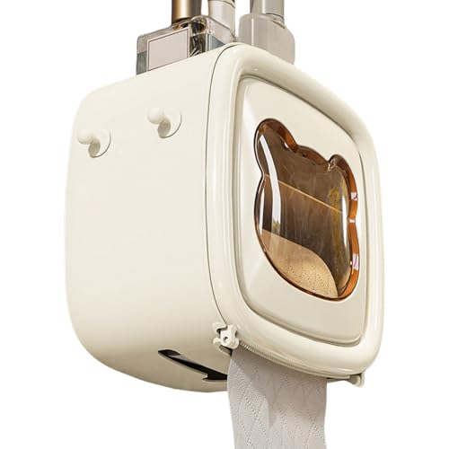 Soporte para Rollo De Papel Higiénico De Pared - Portarrollos De Papel para Baño Sin Taladrar,Estante Organizador De Almacenamiento para Hogar, Hotel, Cocina Y Viajes En Coche