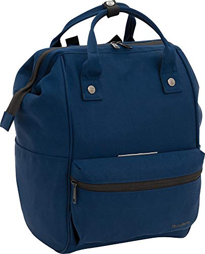 Bolso Mochila con Apertura Boca de Sapo. Bolsillo Acolchado para el Transporte de portátil