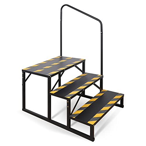 Kinchoix 3 Step RV Stairs with Handrail
