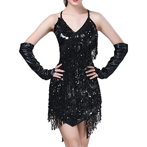 Robe Salsa à Franges CFWSHJ pour Libérer vos Mouvements de Danse