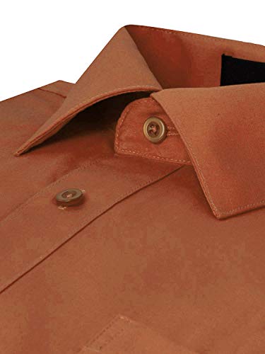 Men's Classic Fit Long Sleeve Wrinkle Resistant Button Down Premium Dress Shirt2